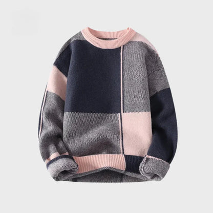 Vintage Block-Pullover
